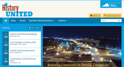 Desktop Screenshot of historyunited.org